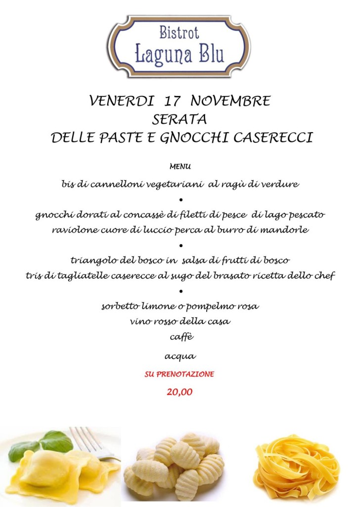 SERATA DELLE PASTE E GNOCCHI